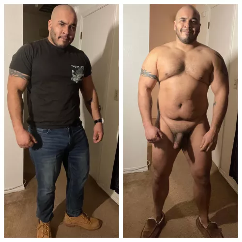 Wanna get naked and stay home with me?