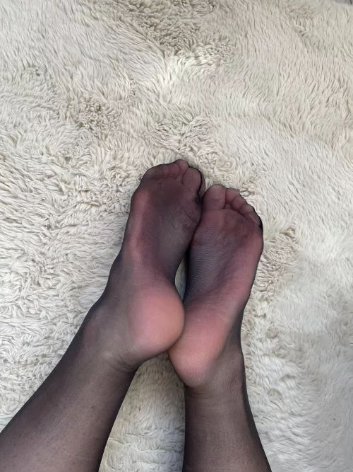 Wanna help me take my nylons off?