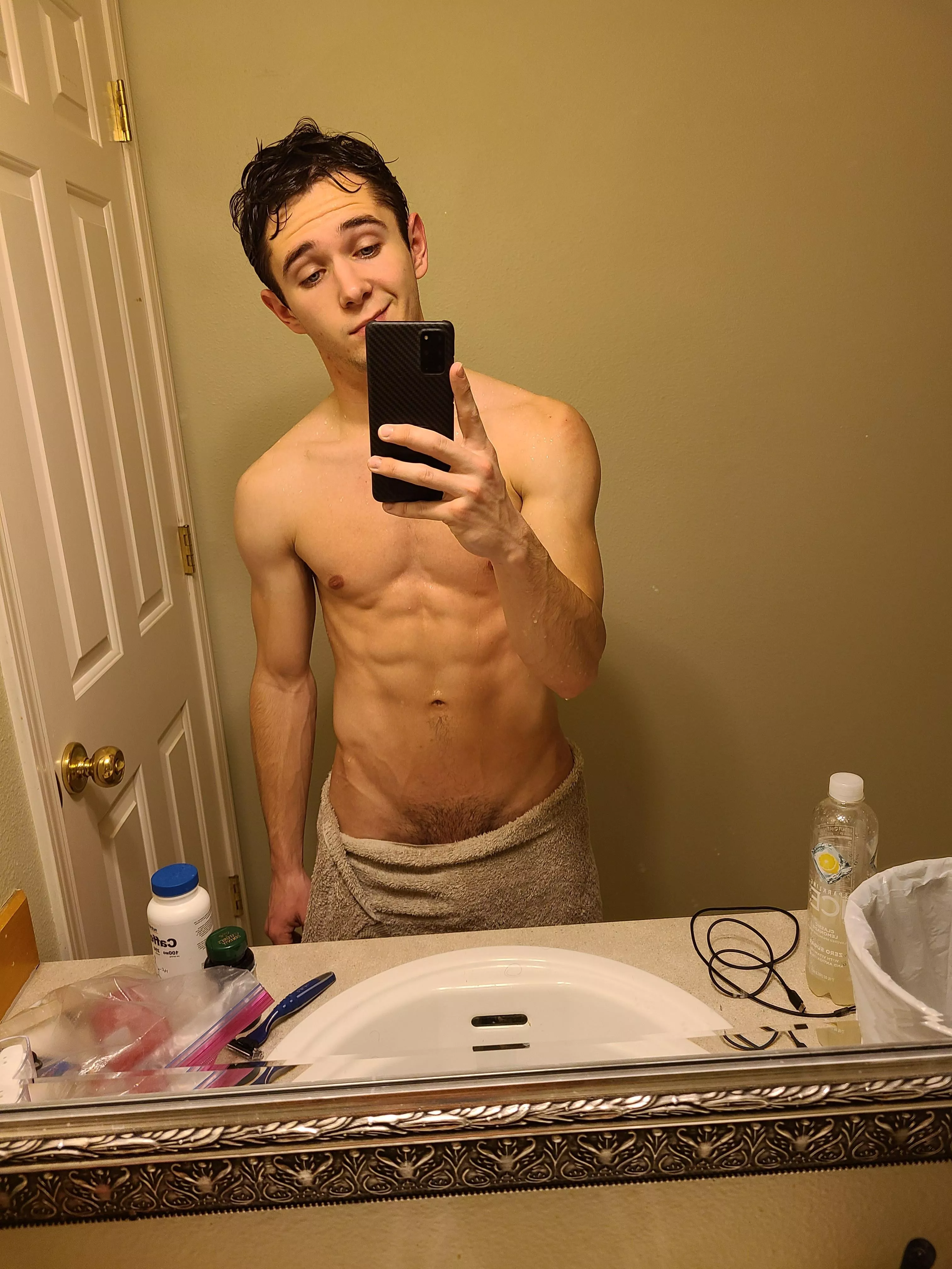 Wanna join me in the shower next time? Wanna join me in the shower next time?