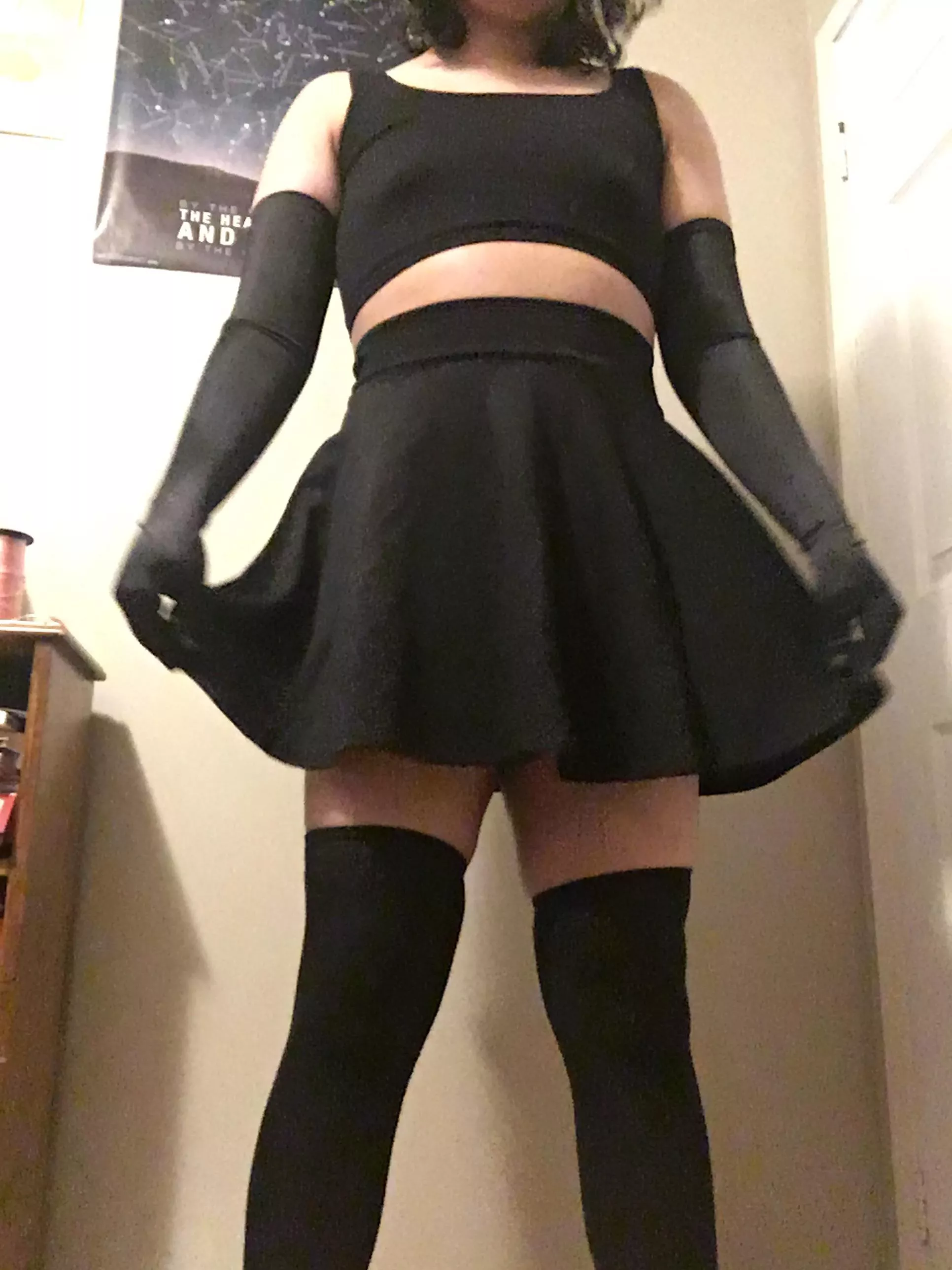Wanna see what's underneath the skirt? 😉