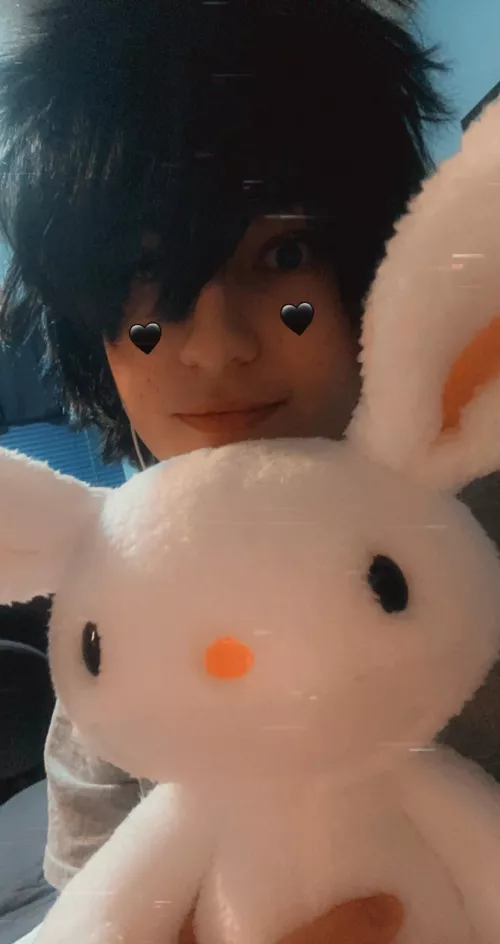 Wanna snuggle with me and my Max plushie? I promise I’ll be a good boy