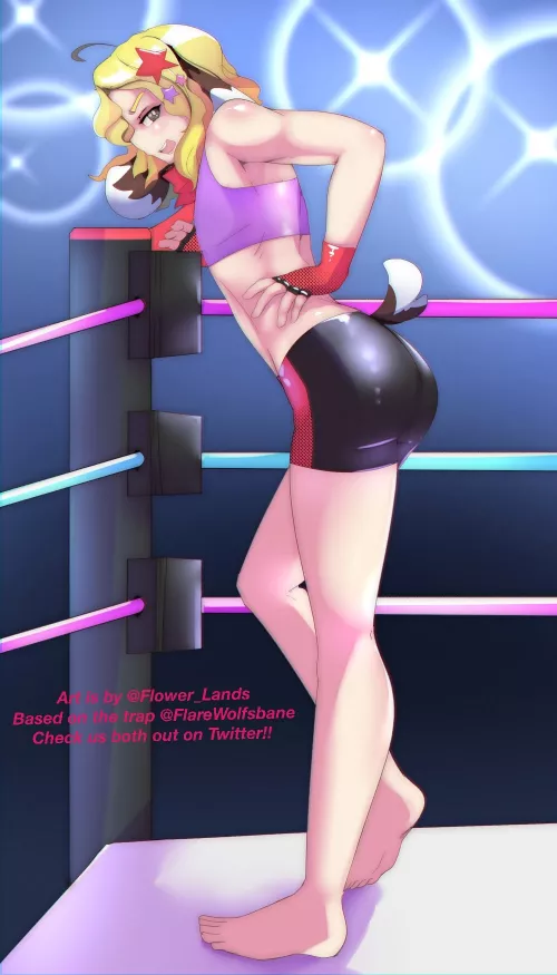 Wanna wrestle with this cute trap? 💪💝