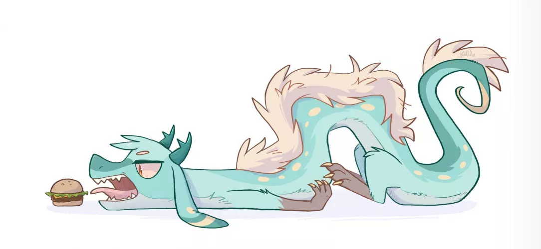 want a borger [art by me @kazunekomori on twitter]