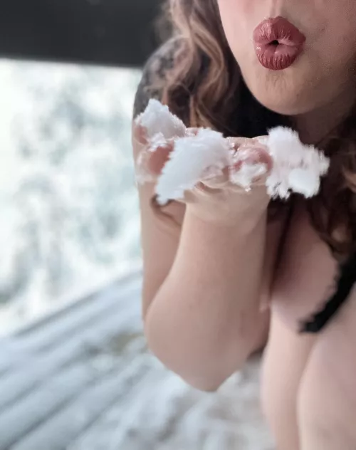 Want to cum play in the snow with me?