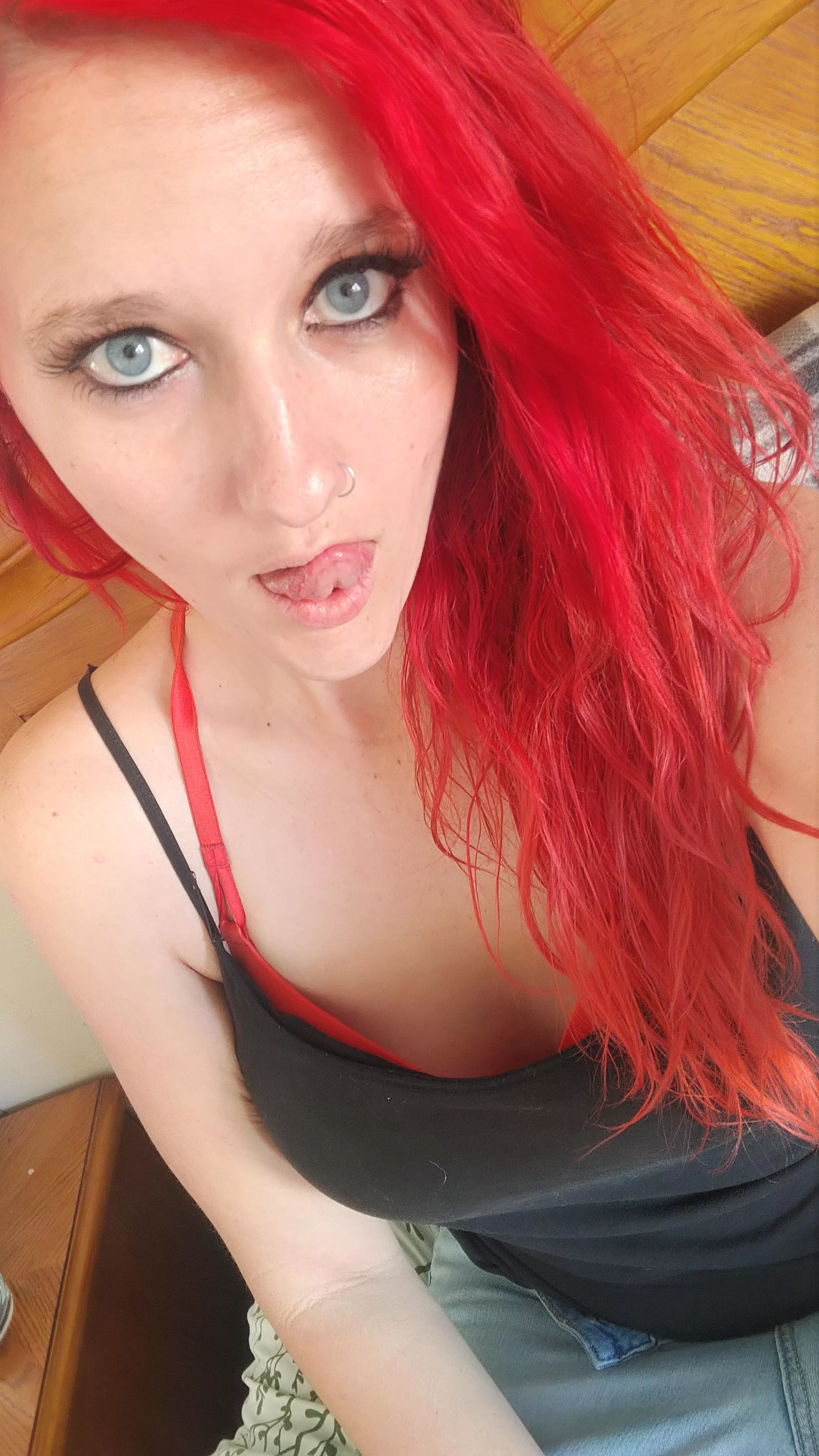 Want to suck on my tongue?
