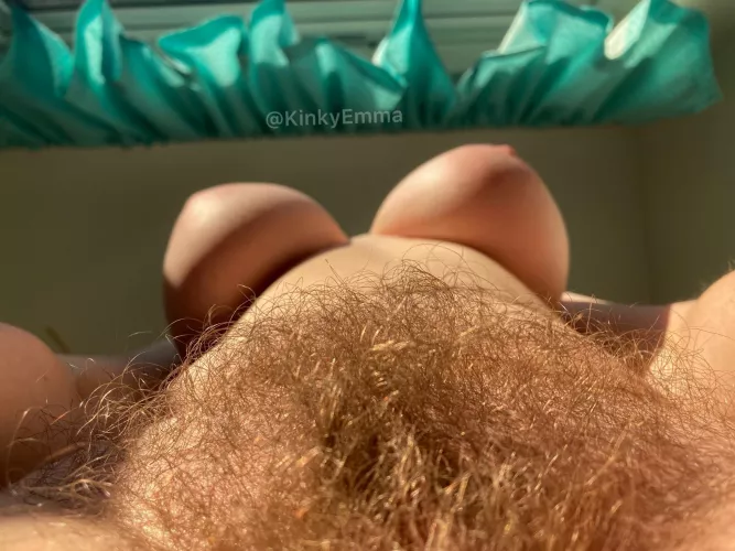 Want you to play with my tits while I ride your face with my wet hairy pussy