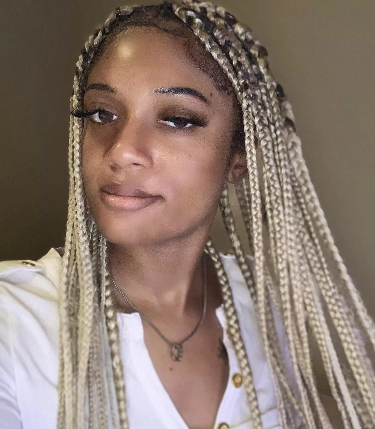 was told to post my n***** face with no makeup so as usual I did what I was told 🤗 I need my ratchet braids pulled 😩 KIK// FineAssSub