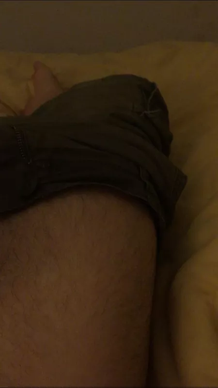 Was touching my self and it was toe curling good