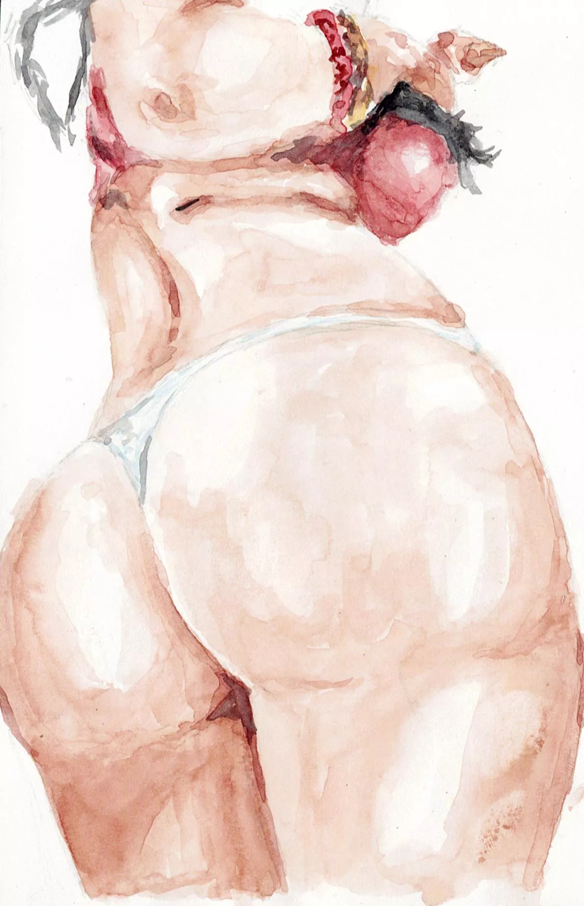 Watercolour Nude Nudes By Softstuff