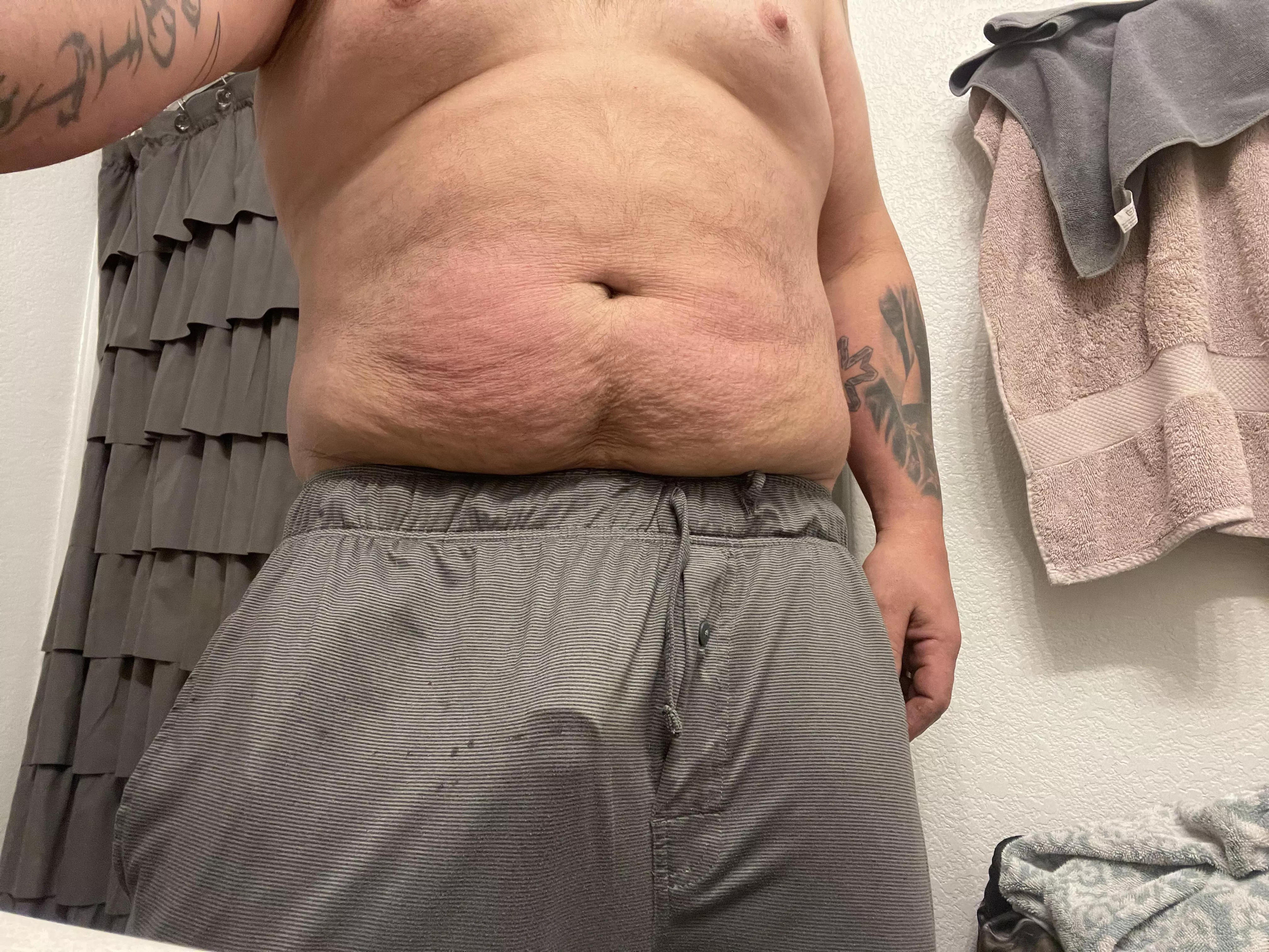 Wearing her favorite pants!!