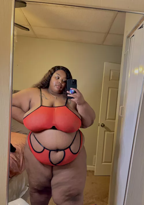 Wearing my favorite color 😈🚩