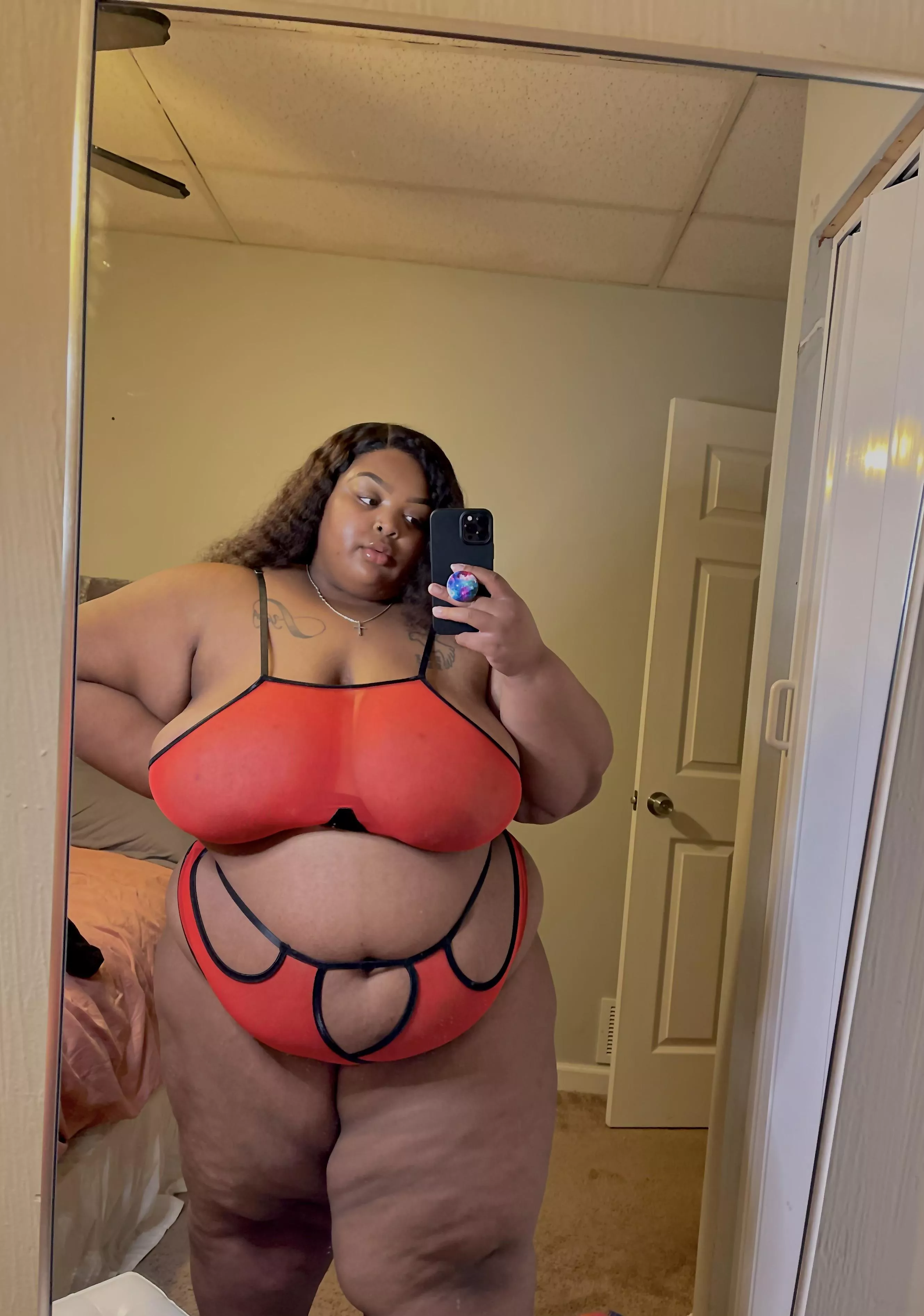 Wearing my favorite color 😈🚩