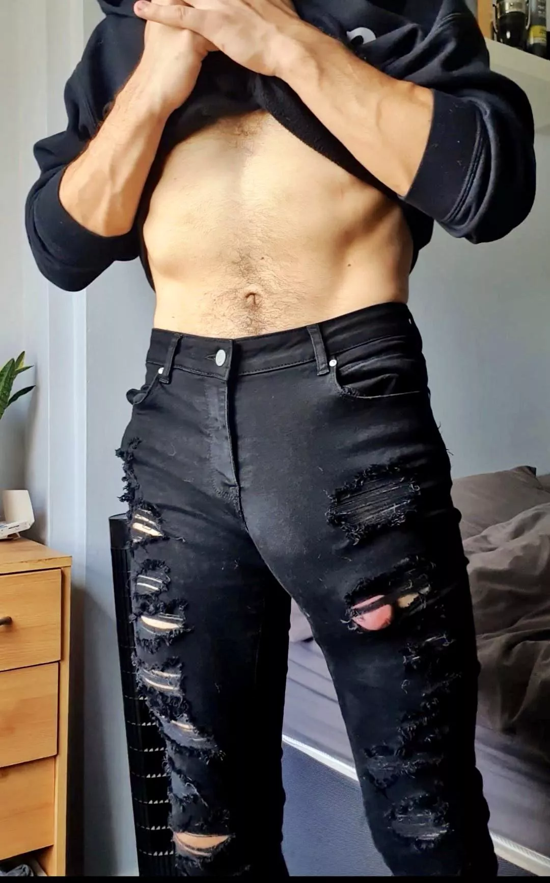 Wearing these jeans to a gay club should be fine right? Or too much