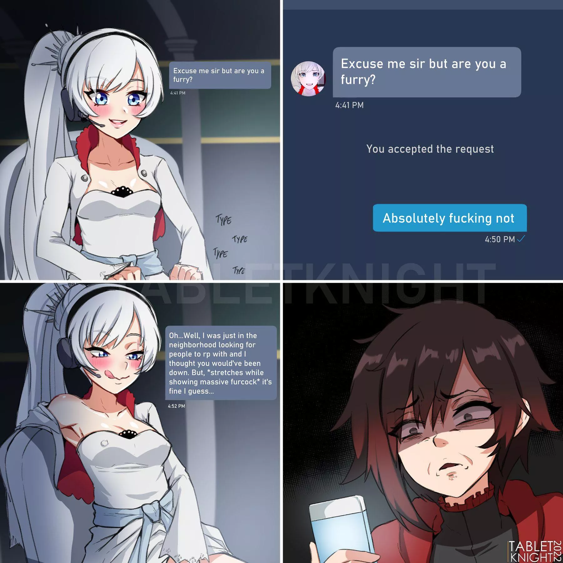 Weiss’ DM’s… (TabletKnight)