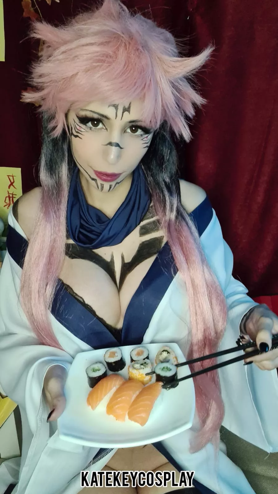 Welcome to my domain! I have sushi~ Female Ryomen Sukuna by Kate Key (self) Welcome to my domain! I have sushi~ Female Ryomen Sukuna by Kate Key (self)