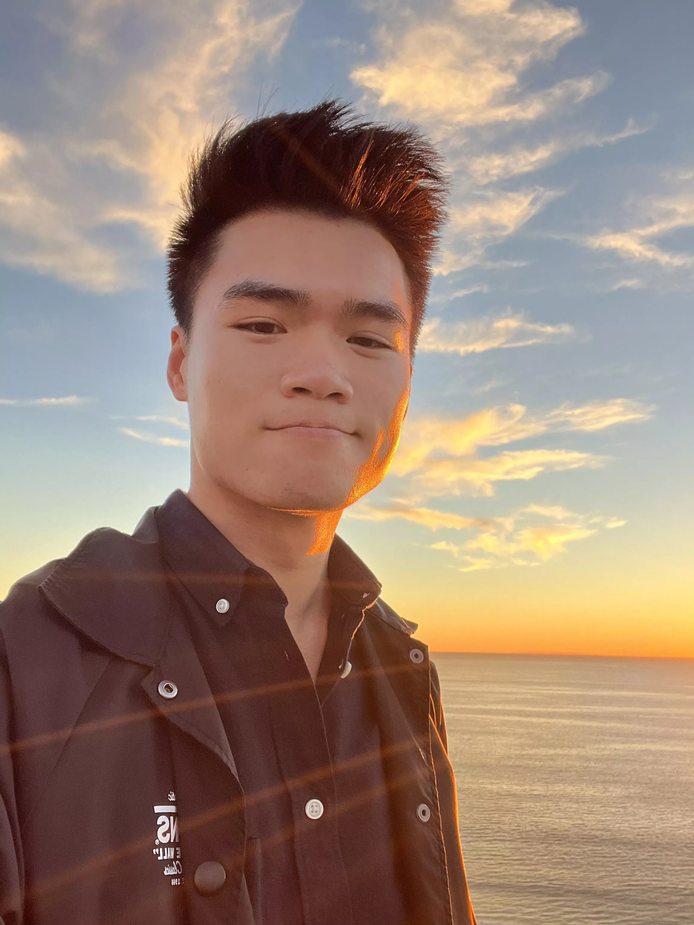 Went hiking to see the sunset, and I managed to take this pic while I was up there