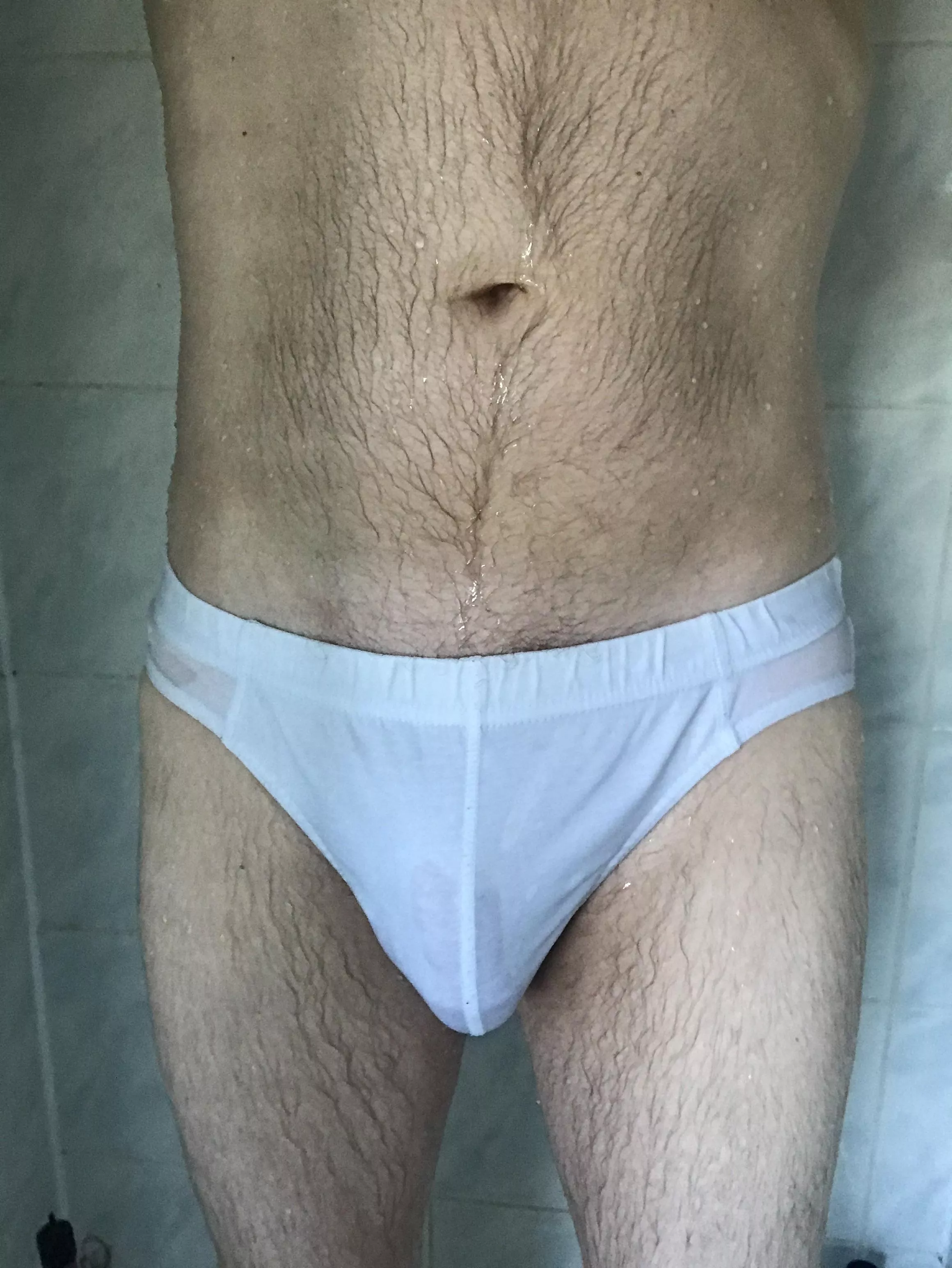 Wet and semi transparent. Want to wring them out for me?