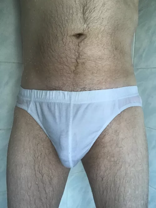 Wet whities, dangerous combination.