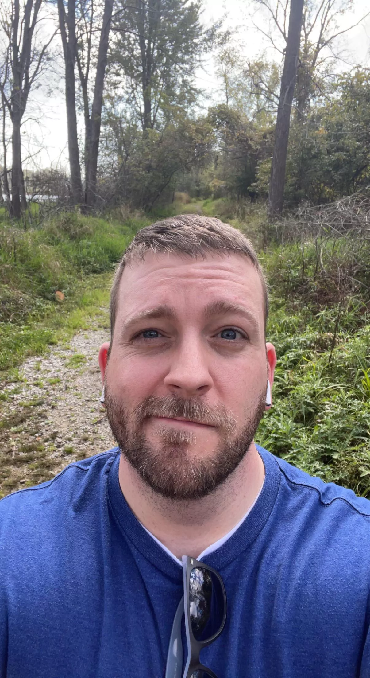 What a beautiful day for a walk in the woods! What a beautiful day for a walk in the woods!