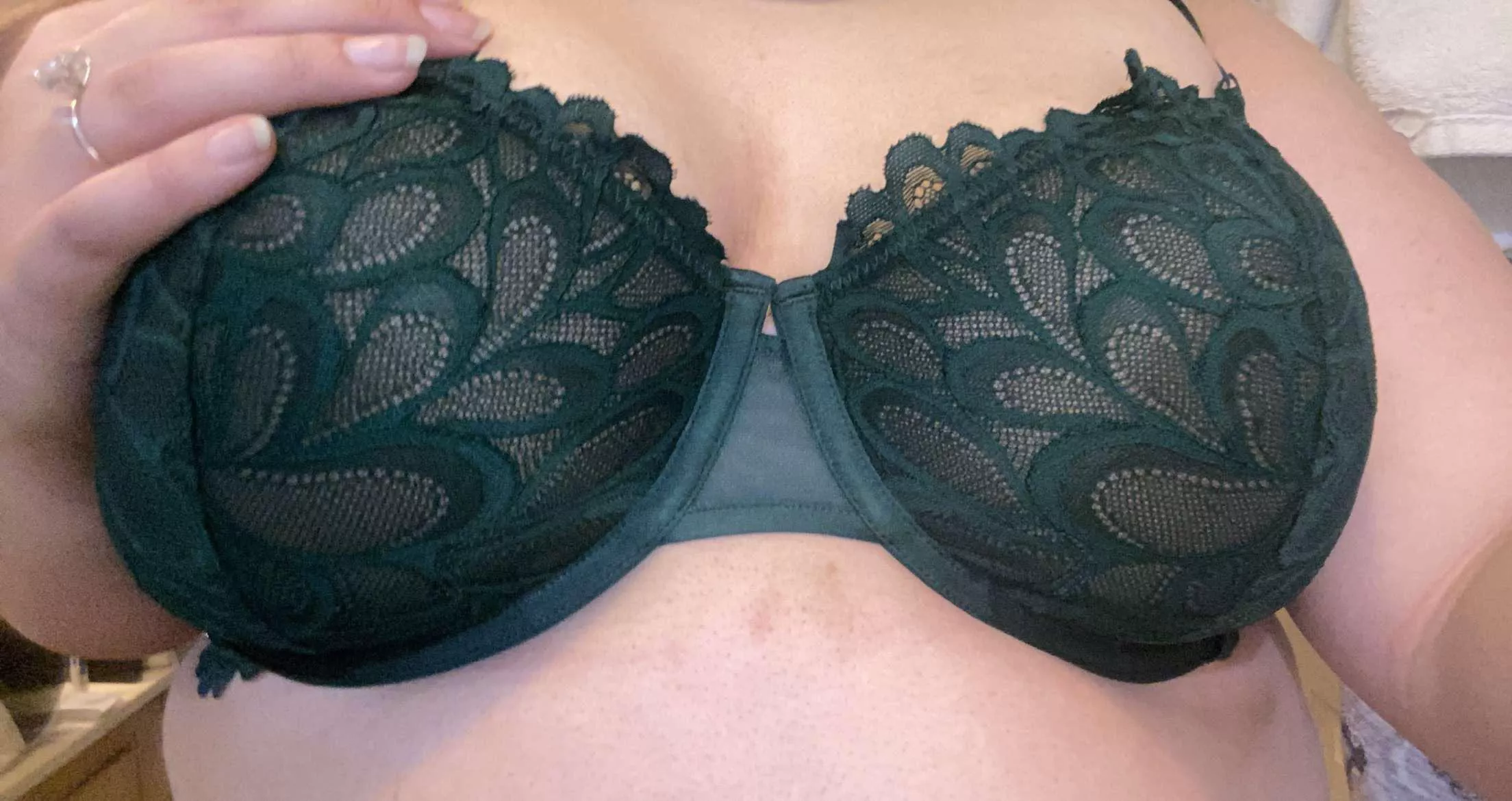 What a lovely Valentine’s Day gift from my cucky hubby