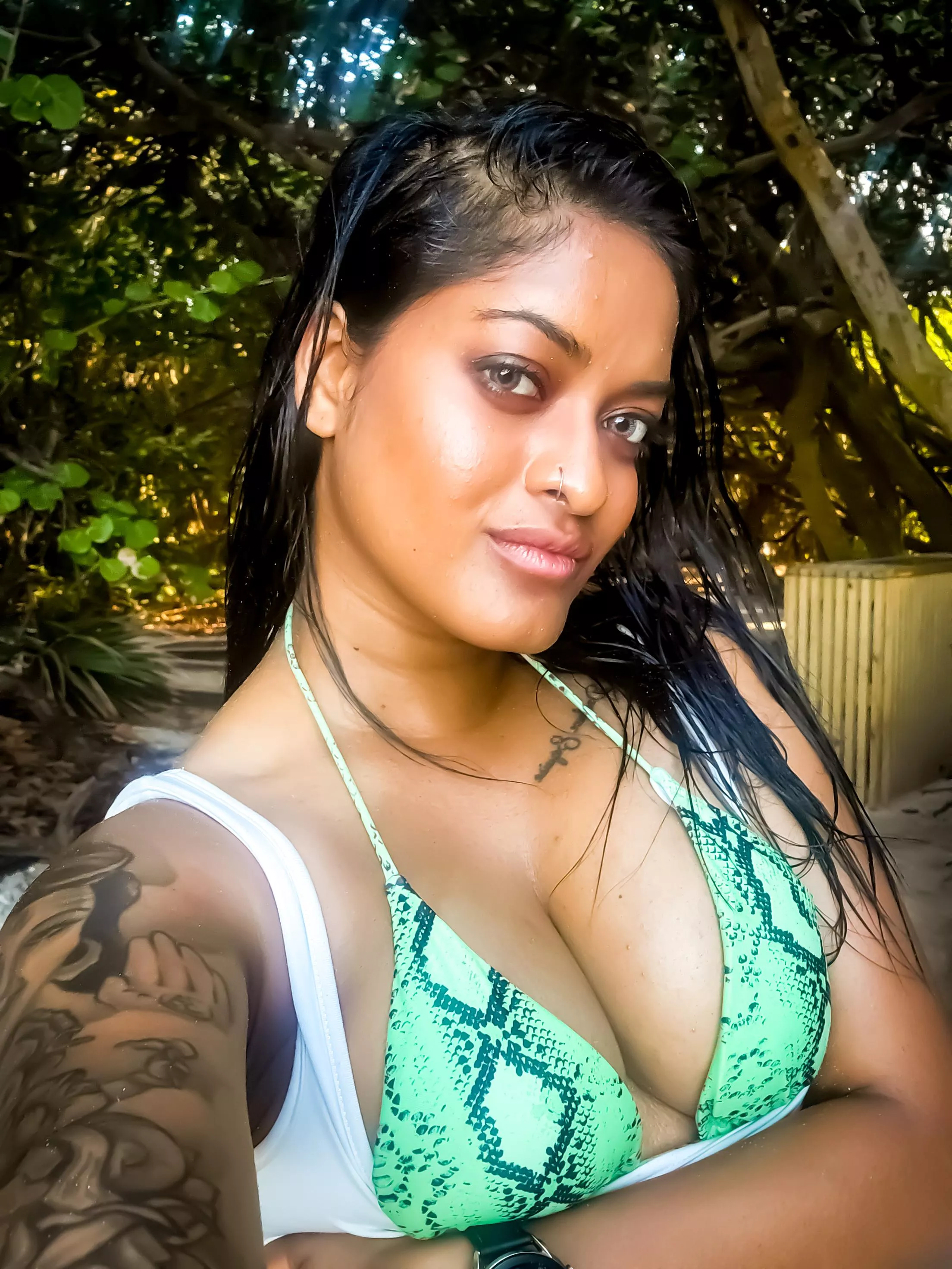 What a nice day for the beach! I love being down in South Florida.