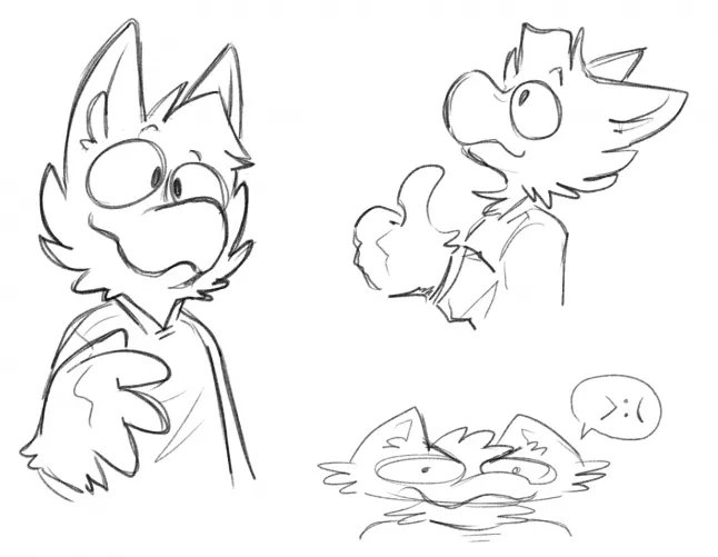 What a silly little guy! (Twitter: @SadLetterQ)