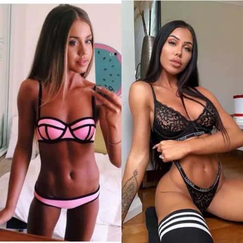 What a transformation. Now a true airhead fuckdoll