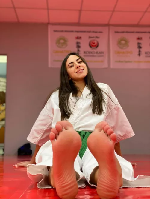 what about a karate girl's feet? ;)