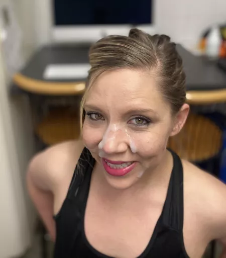 What can I say ....., cum makes me smile 😊. 8 days & 8 facials [OC]