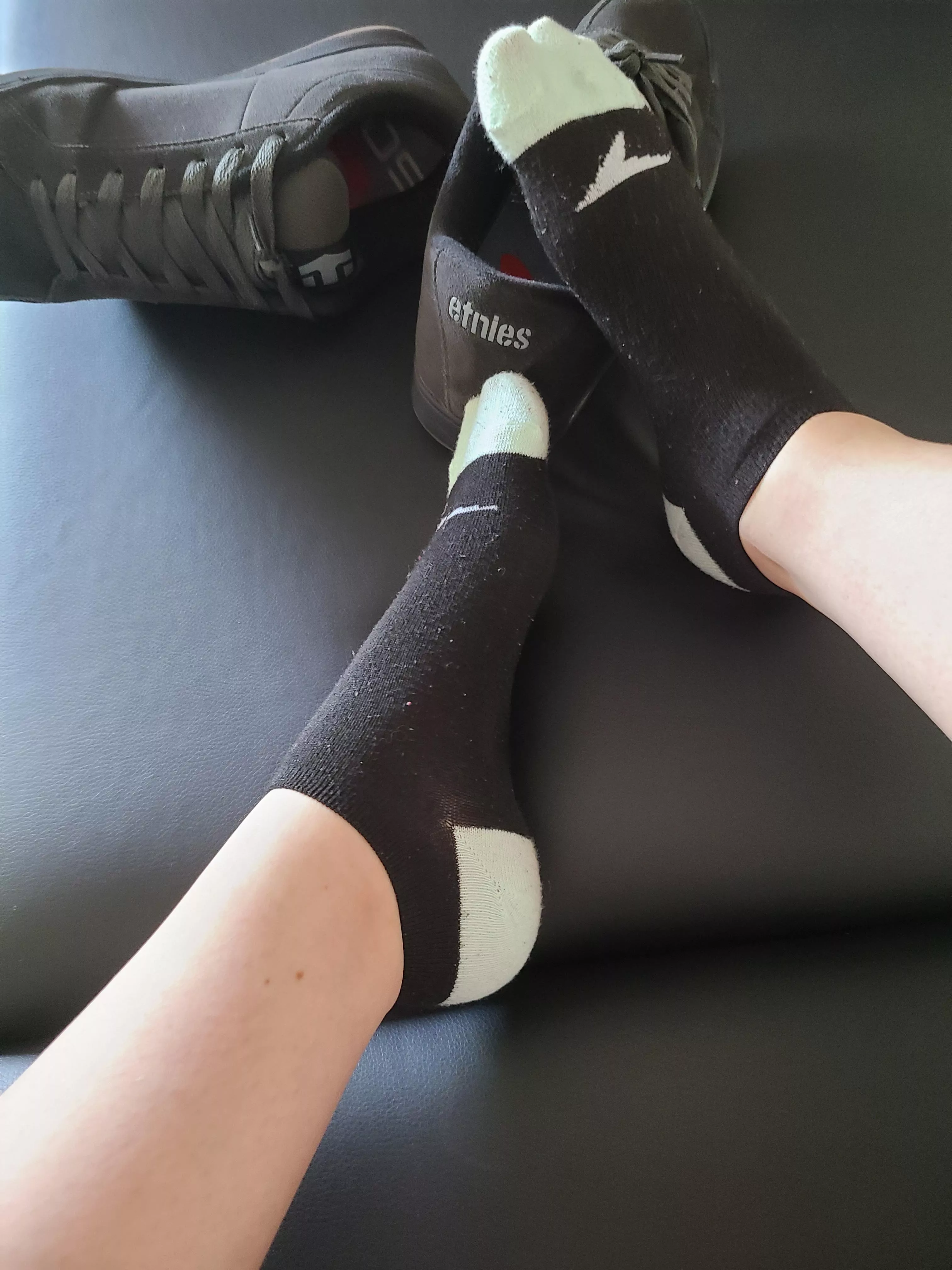 What do I do next? Shoes back on? Or socks off? What do I do next? Shoes back on? Or socks off?