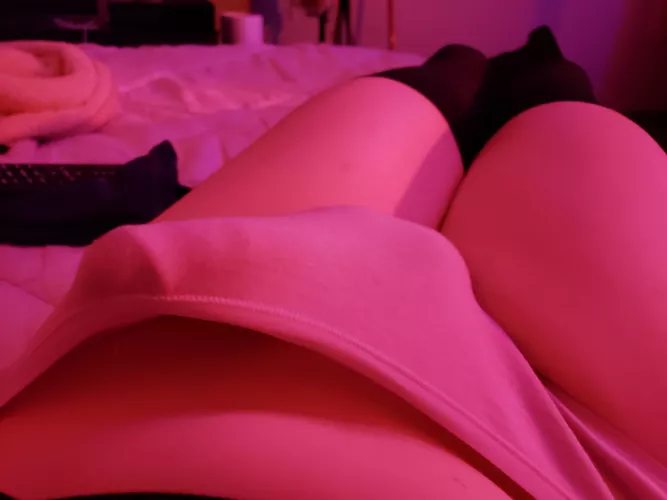 What do you like more: My thighs or my girldick?