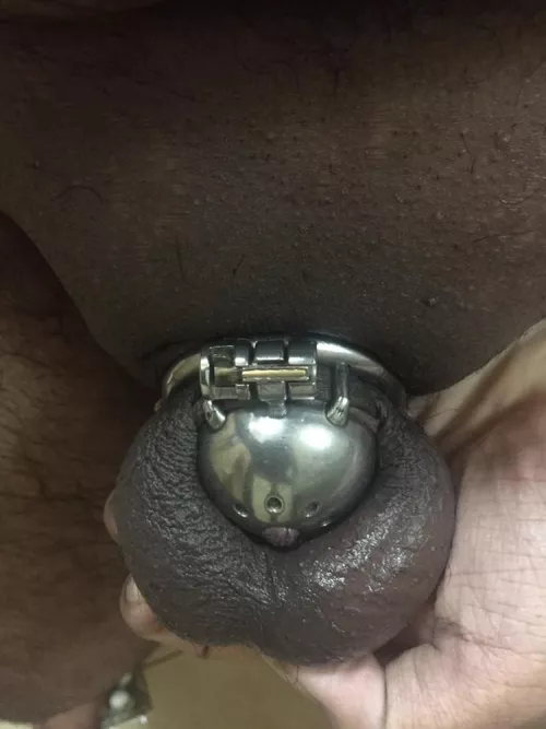 What do you think about my newly locked cock🔒