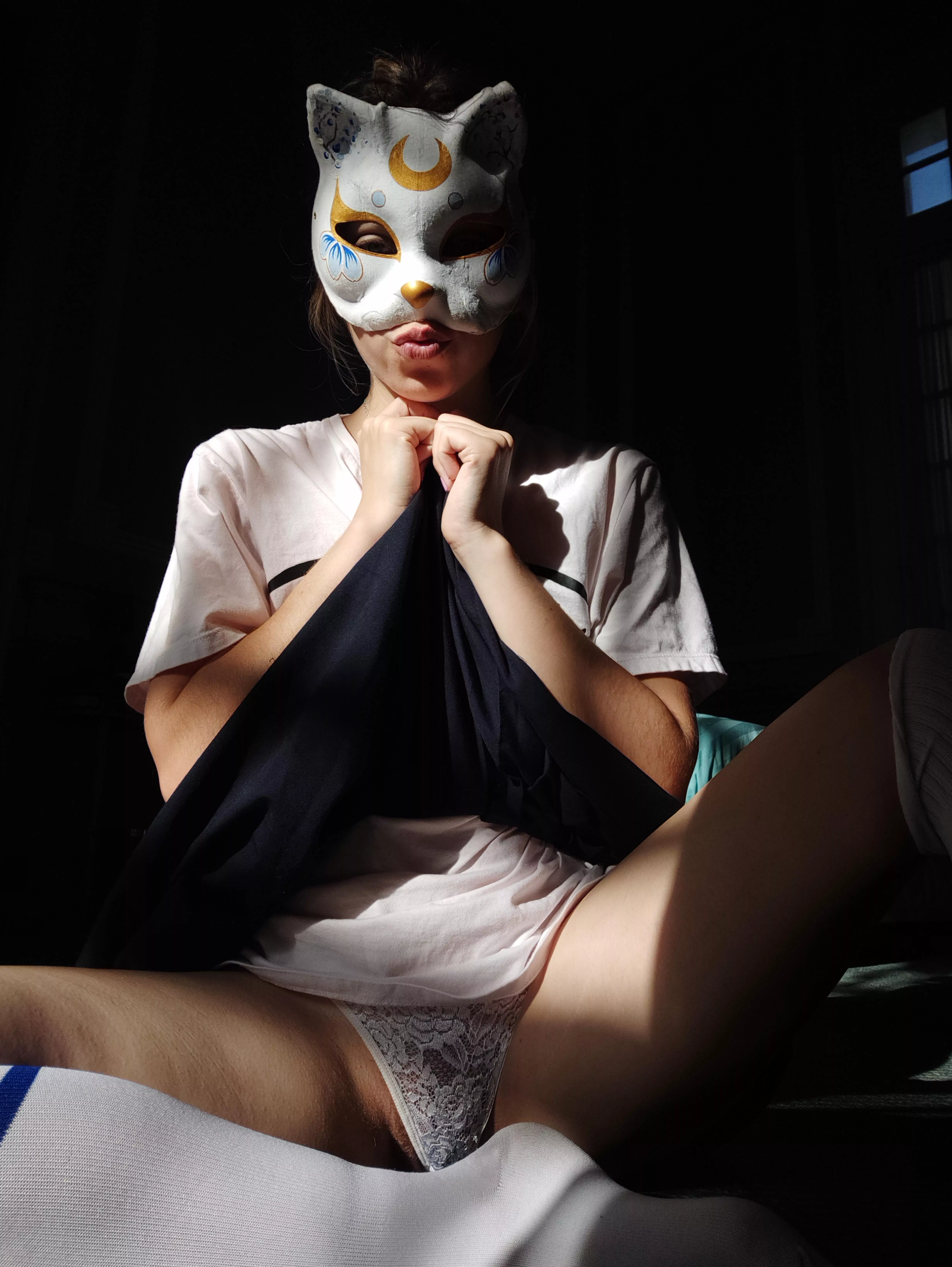 What do you think of my kabuki mask?