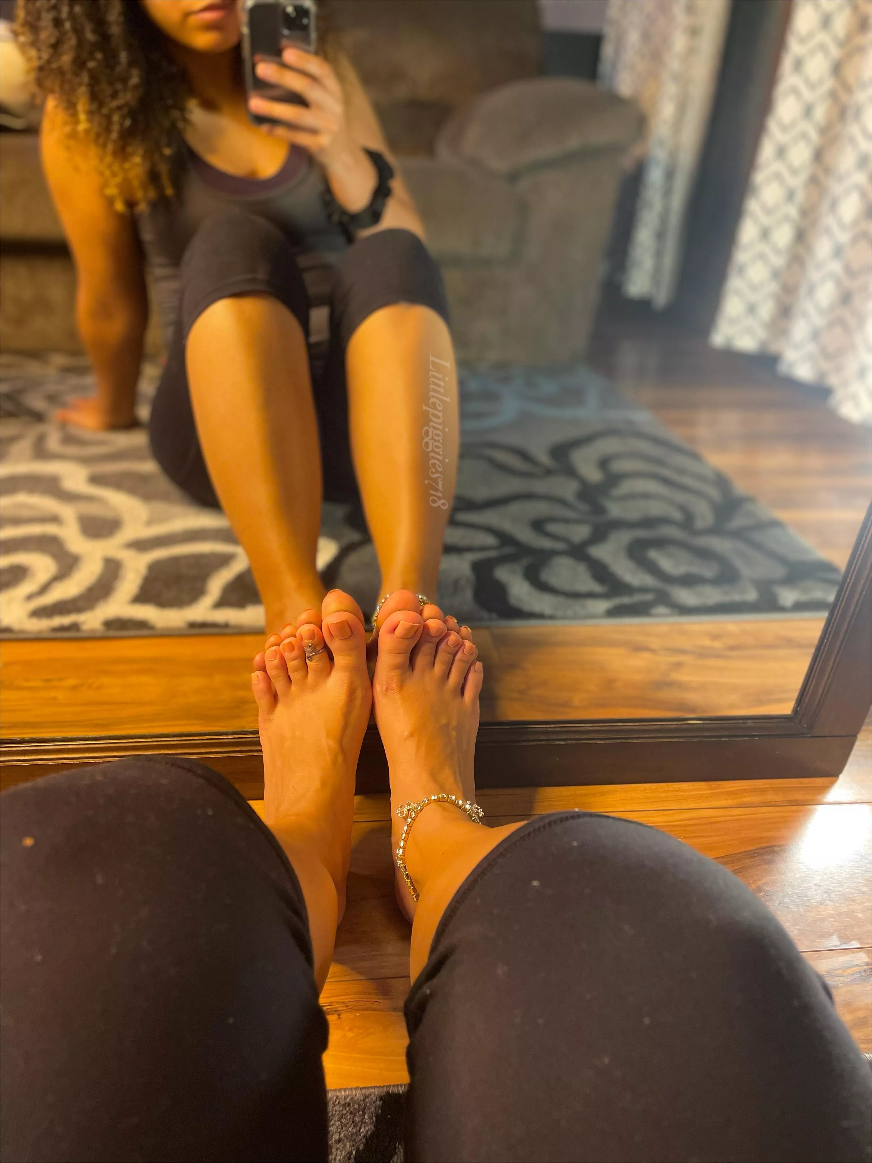 What do you think of my mirror toes What do you think of my mirror toes