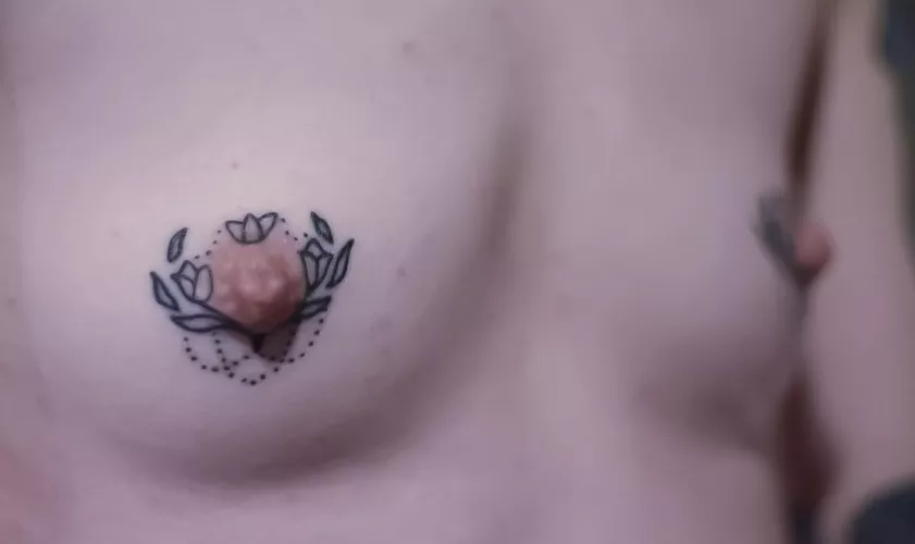What do you think of my new titty tatt?🙂