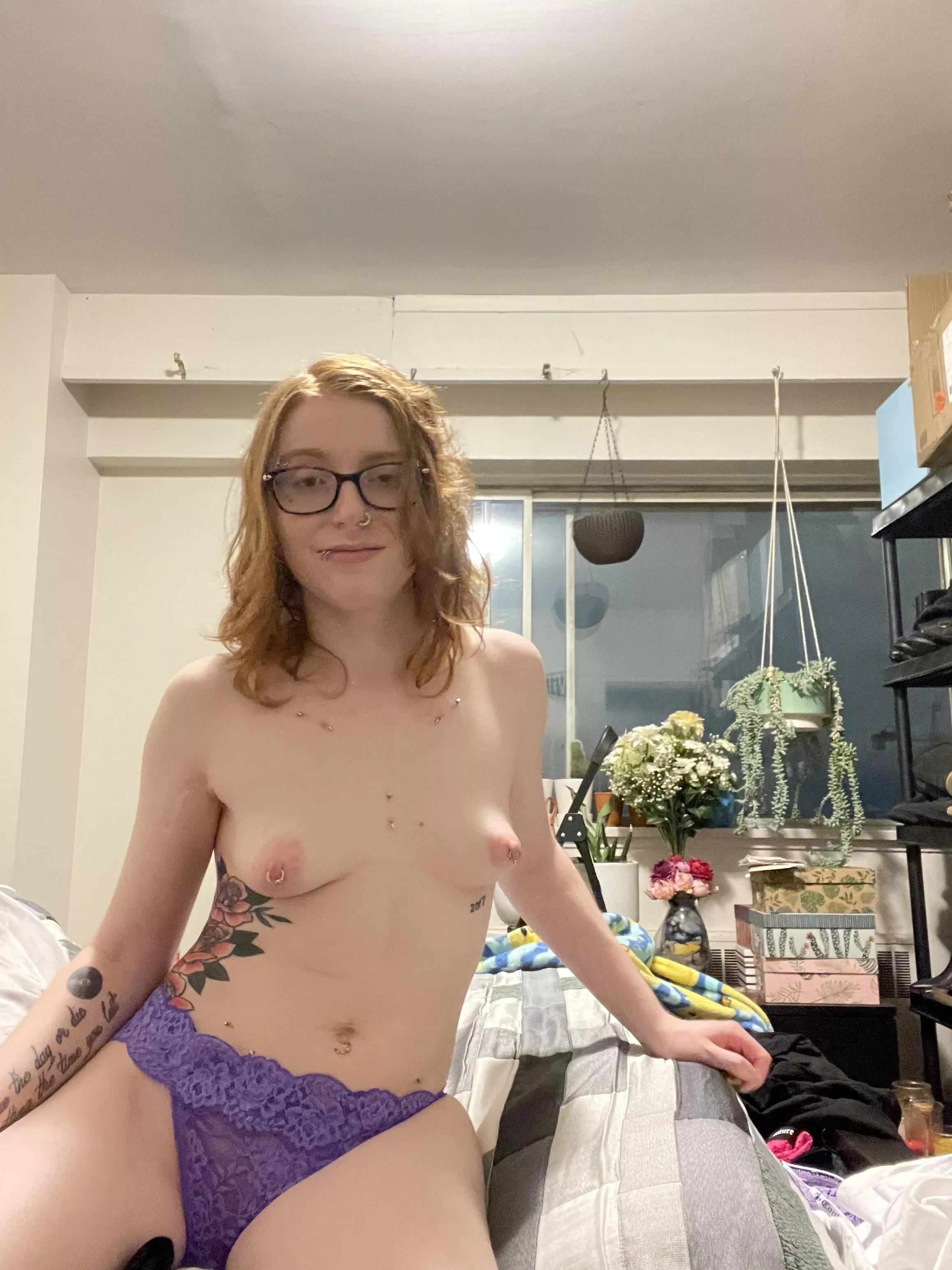 What do you think of my pierced nipples?