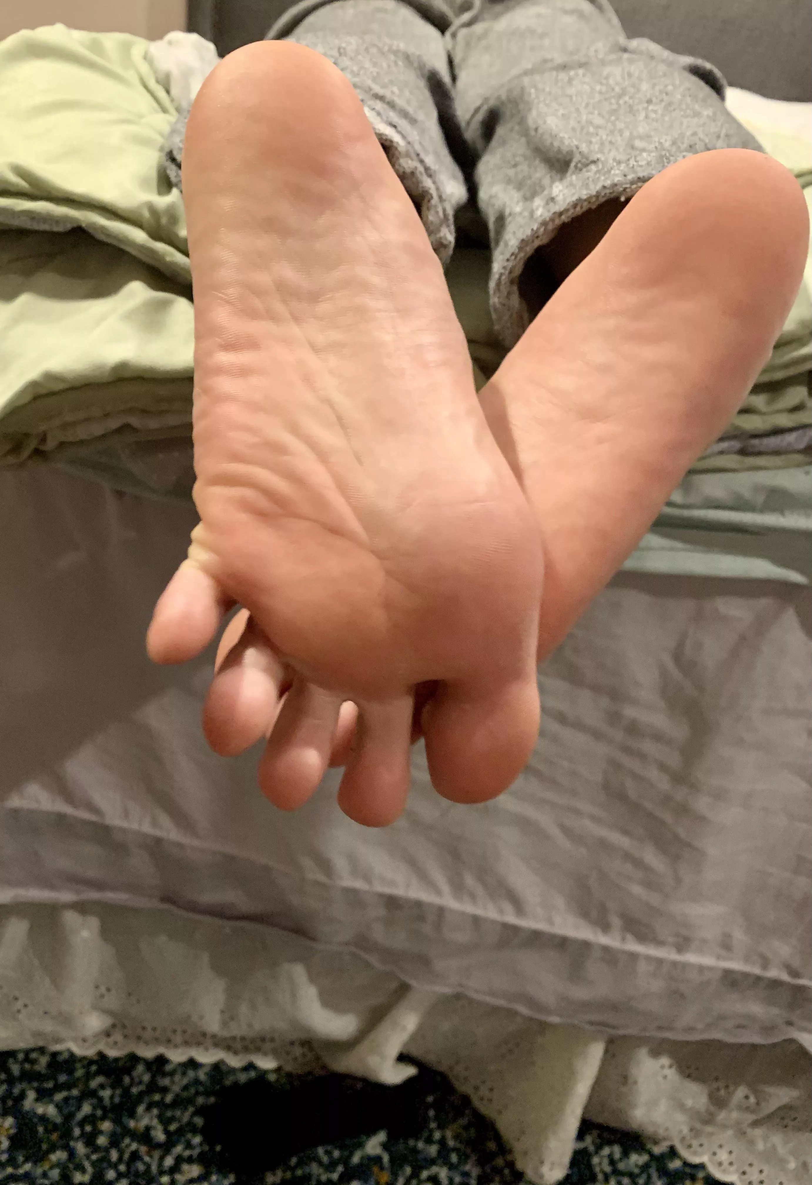 What do you think of my soles ☺️💕