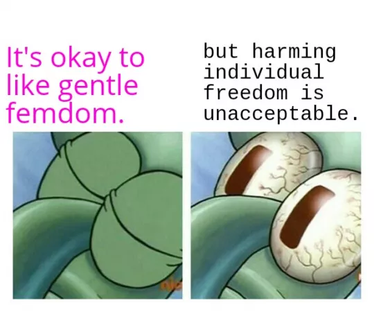 What do you understand about individual freedom in Femdom?