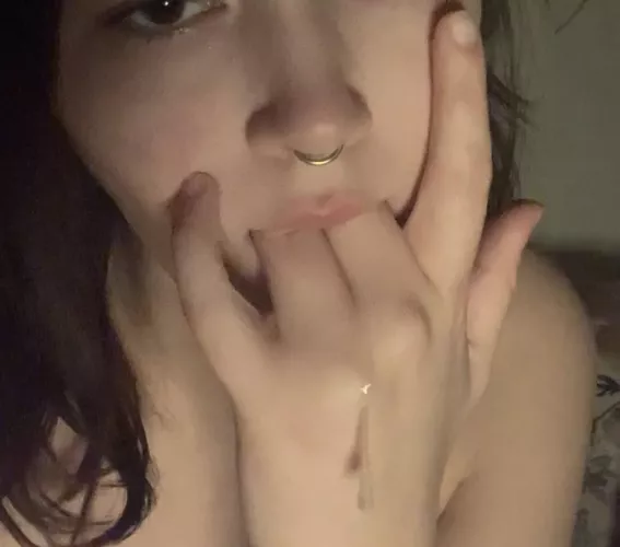 what else can i spit on besides my fingers..? <3