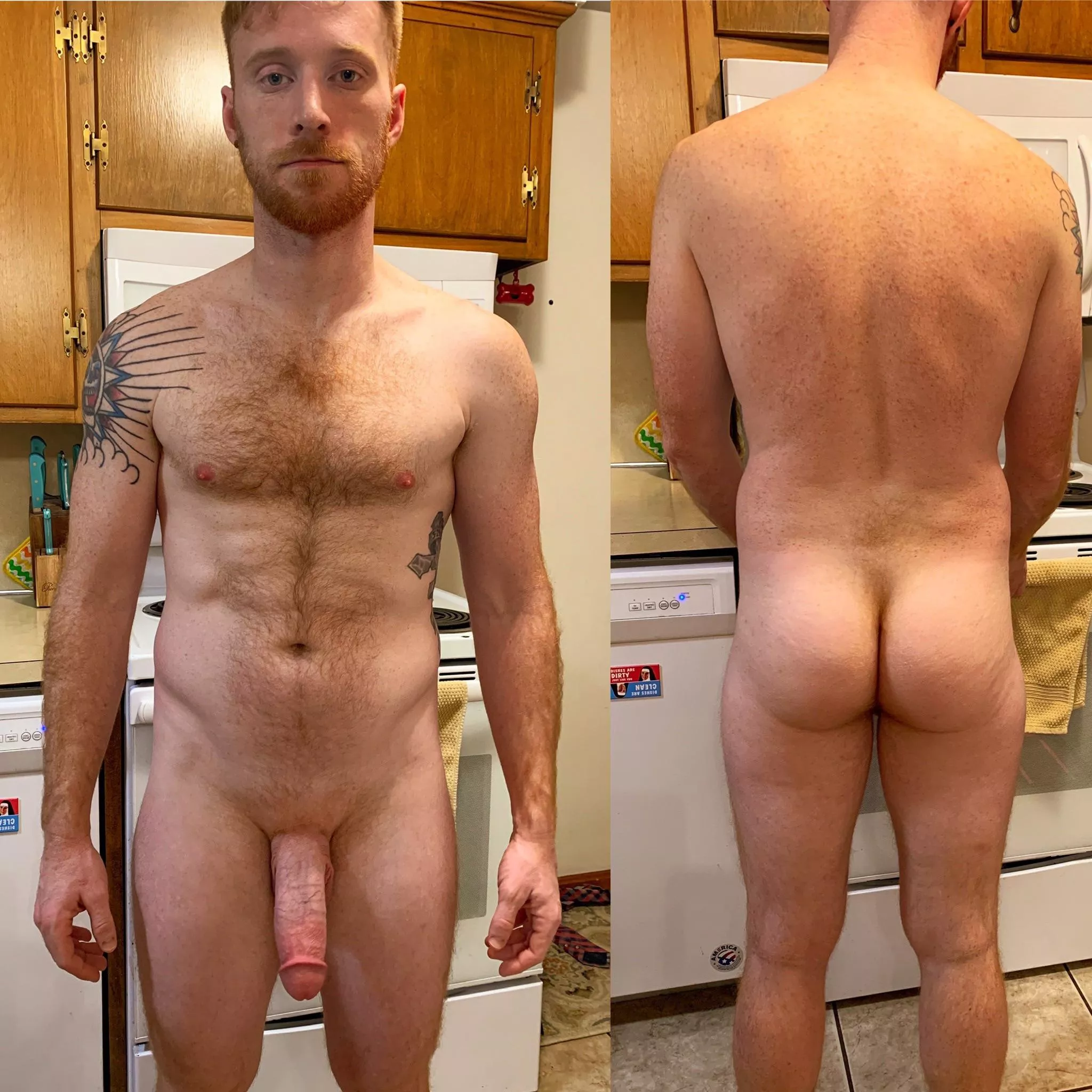 What I look like while cooking naked, what should I make you?