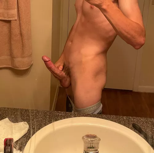 What if you walked into on me taking this?