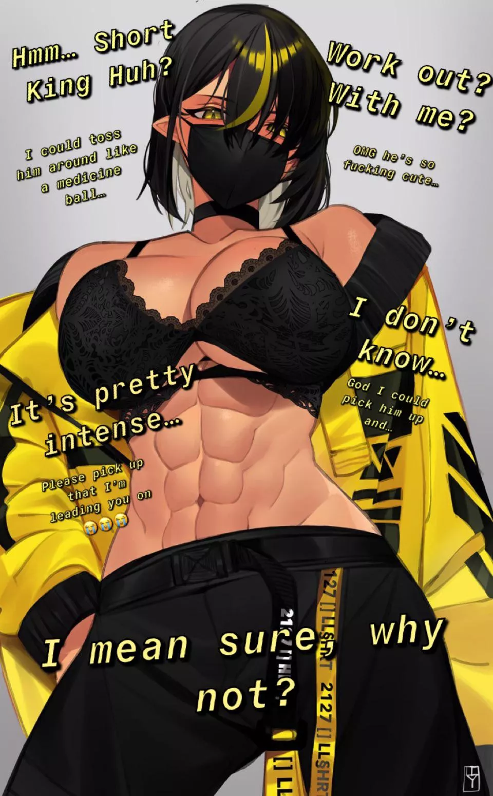 What is… a Short King? [Size Difference] [Muscle Mommy] [Muscles] [Wheyfu] [Big Breasts] [Muscles]