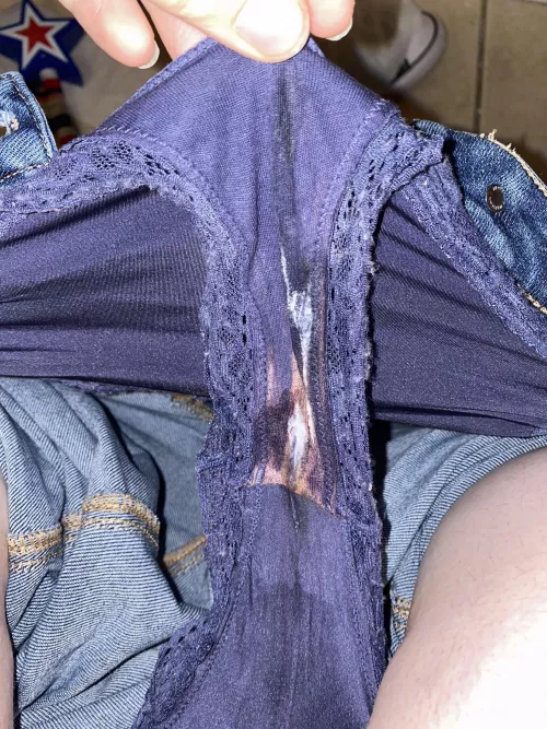 What my panties look like after a day at work 🥵