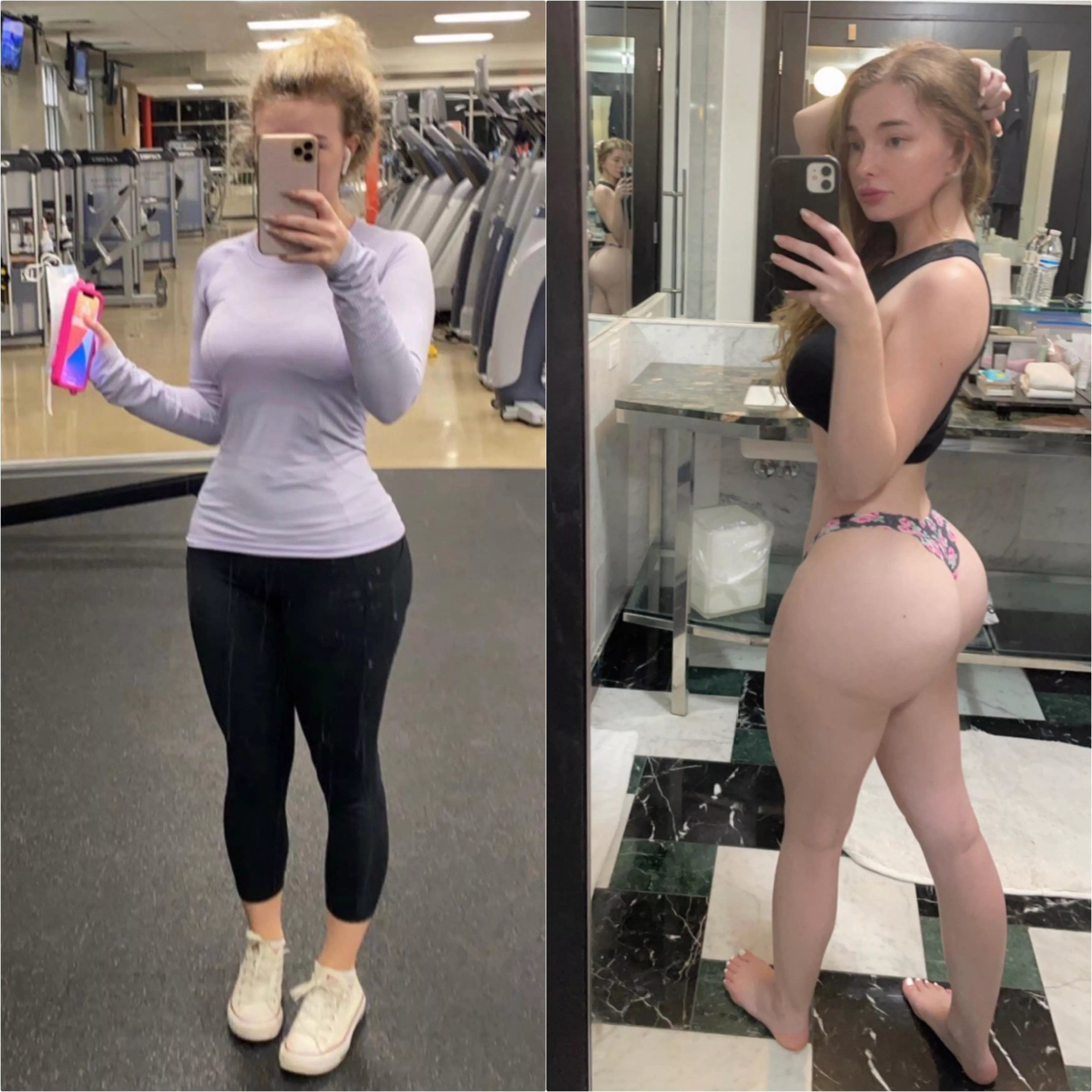 What the gym sees vs what Reddit sees 😘