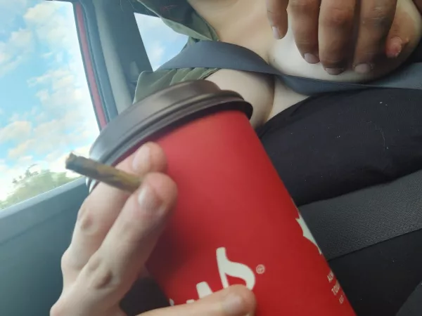 What type of road tripper are you? A joint with co[f]fee or tits? Or both? ;)