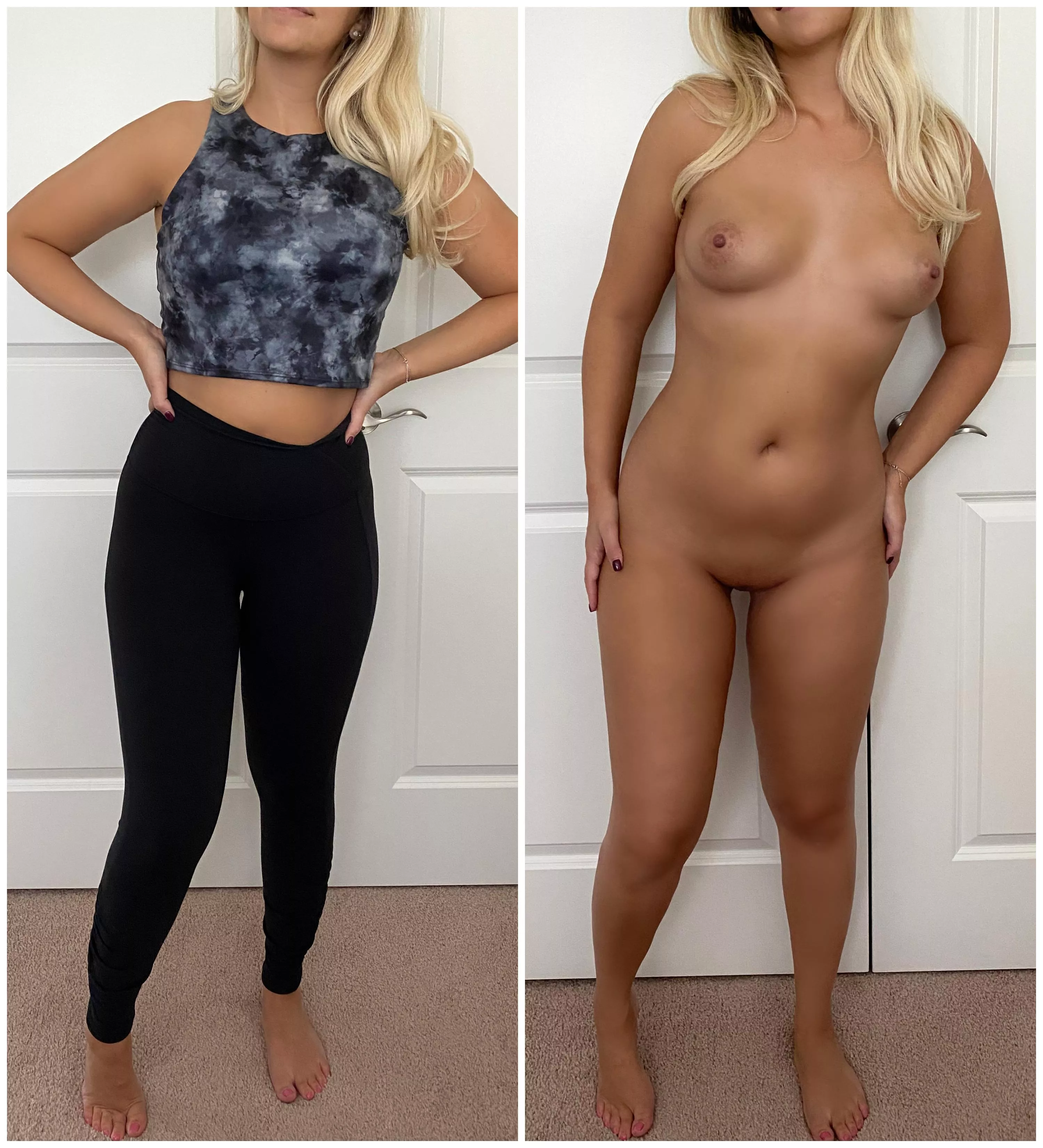 What wifey's (25F) pilate class sees vs. what you see ;) What wifey's (25F) pilate class sees vs. what you see ;)