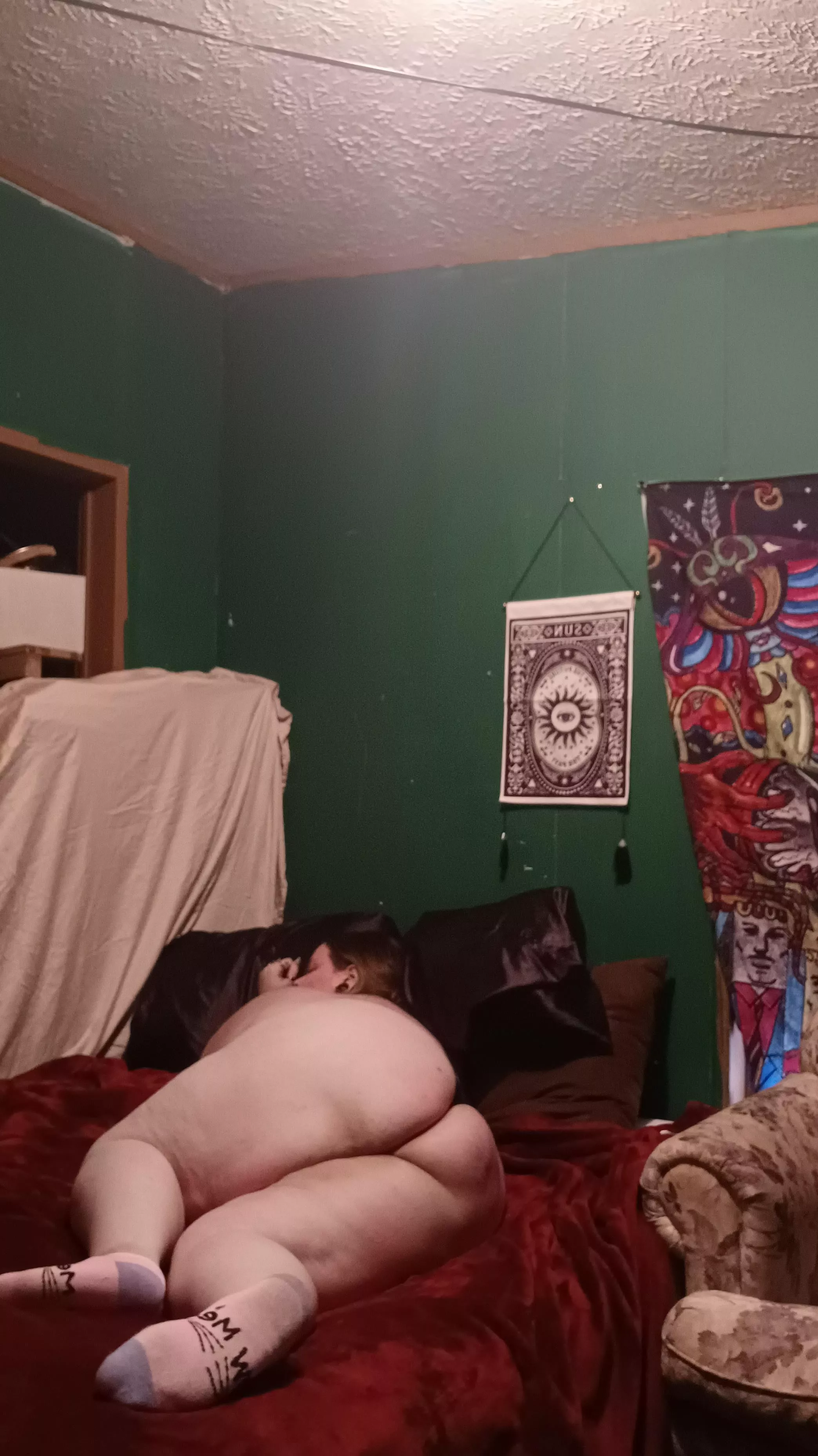 What would u do if u walked in the room and saw me like this