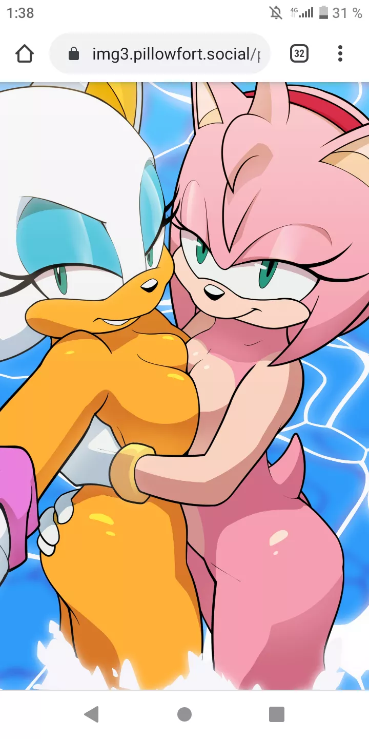 What would you do if you find Rouge and Amy naked in the streets? What would you do if you find Rouge and Amy naked in the streets?