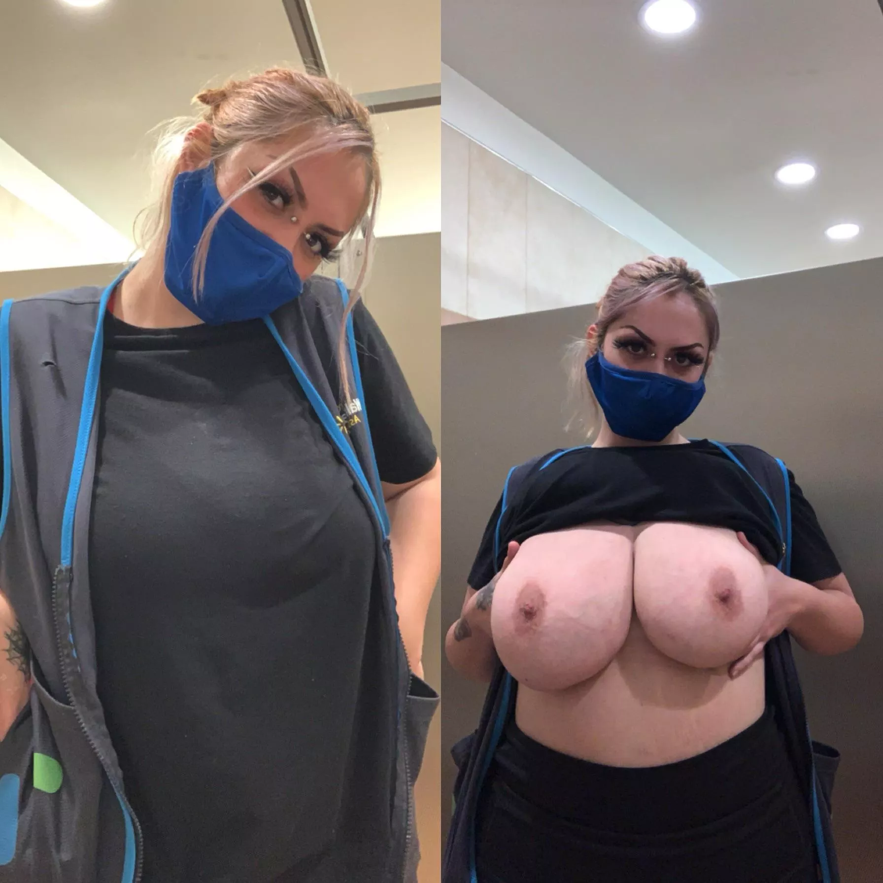 What would you do if you walked in on me at work? Walmart has the best tits 🤪