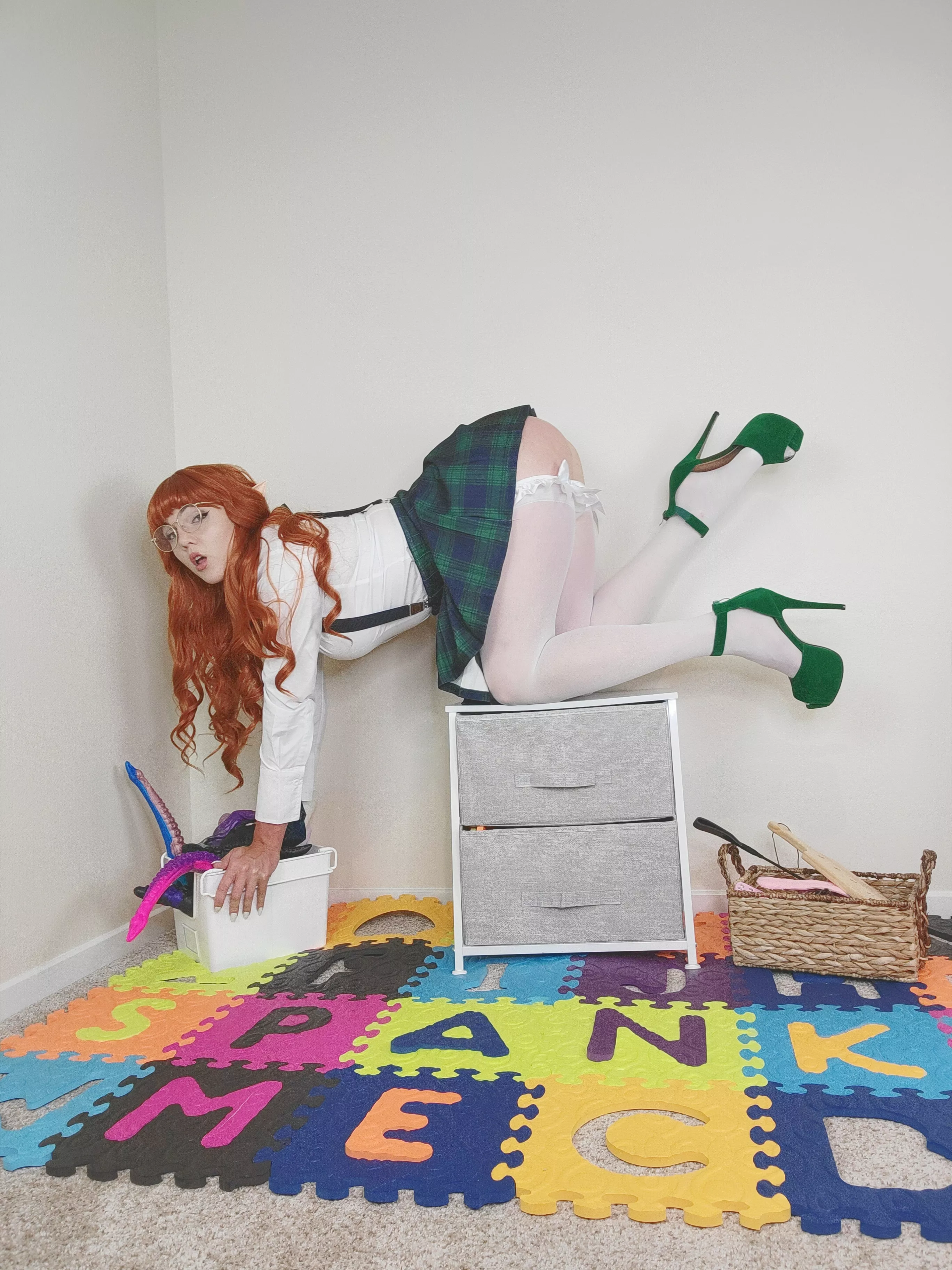 What would you use to spank me? What would you use to spank me?